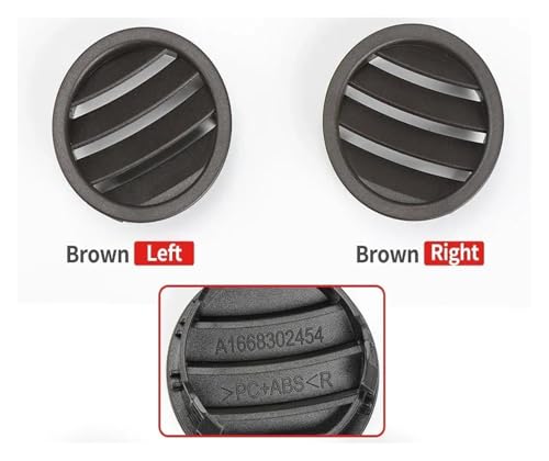 Rejilla de aire acondicionado de alta durabilidad para panel de salpicadero Benz W166 GLS 3