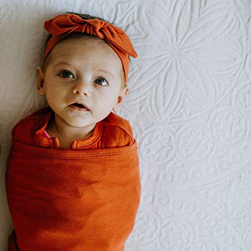 Image of embe Headband and Swaddle Bundle (Rust)