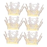 STOBAZA 50 Stück Schokoladen Cups aus Hochwertigem Papier mit Hohlem Blumenmuster Sichere...