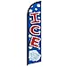 Infinity Republic - Ice Windless Full Sleeve Banner Swooper Flag - Perfect for Convenience Stores, Gas Stations, Businesses, Markets etc!