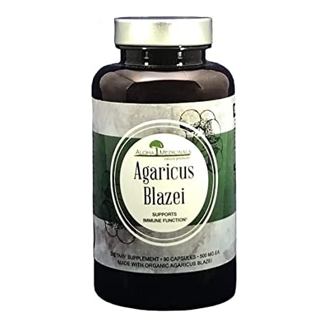 Aloha Medicinals Pure Agaricus Blazei 500 mg 90 Vegetarian Capsules Certified Organic Cover