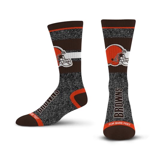 For Bare Feet NFL CLEVELAND BROWNS Marble Spotlight Team Colors Large