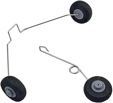 RC Airplane Landing Gear Replace Kit Landing Gear Wheel Set for RC Airplane Helicopter DIY Model Plane Replace Part