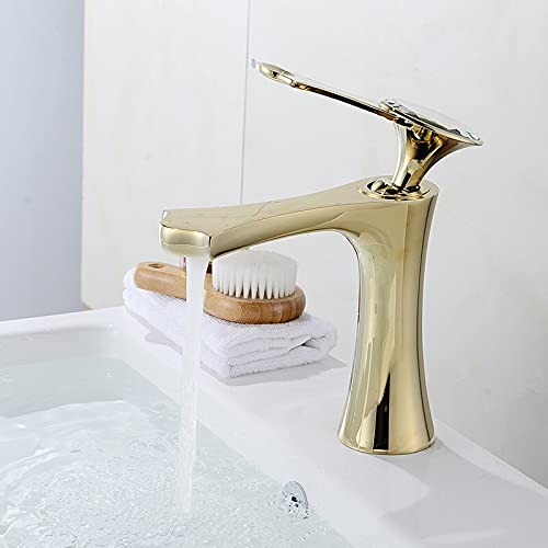 Robinet cascade en or : changez votre vieux mitigeur de bassin pour ce modèle cristal chic