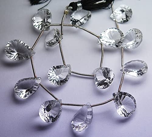 Cristal concave cut poire LKBEADS de 13-15mm pour la création de bijoux uniques