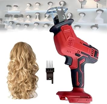Cordless Wig Sewing Inject Machine,Wig Braider Machine,Handheld Hair Weaving Tool,1000W Pu Simulation Scalp Tying Machine