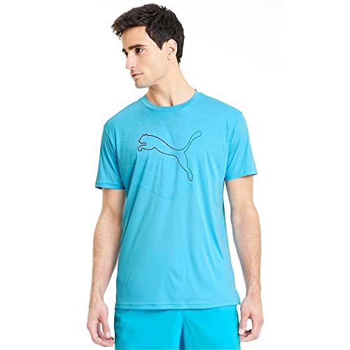 Tee-shirt PUMA Reactive Tech respirant évacuation humidité bleu SM
