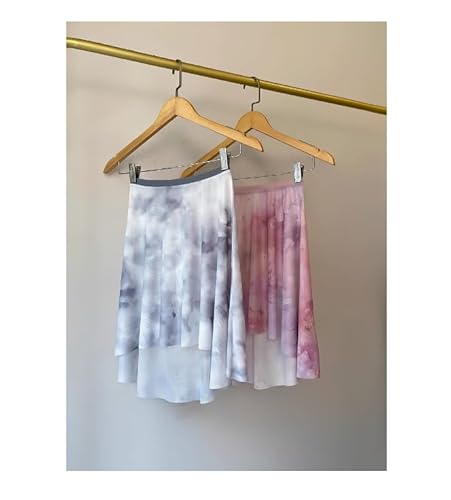 プロダンス ブラックピンクマーブル バレエスカート PSL014MA