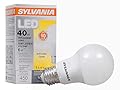 6 Pack -SYLVANIA 40W Equivalent, LED Light Bulb, A19 Lamp, Soft White