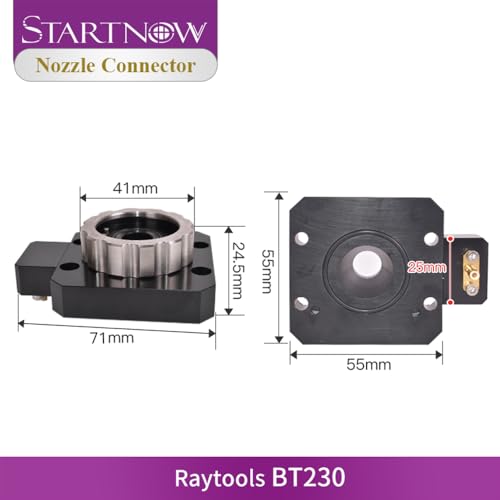 Sensor de boquilla láser Startnow capacitivo para cabezal de corte fibra BM111 8