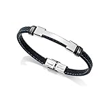 Longitud: 21,5 cm Viceroy Pulsera de hombre – Escudo – 6402p09013