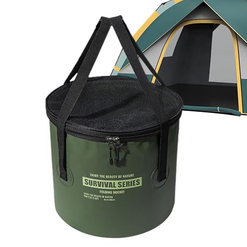 Seau pliant de stockage camping pour ne plus manquer d'eau