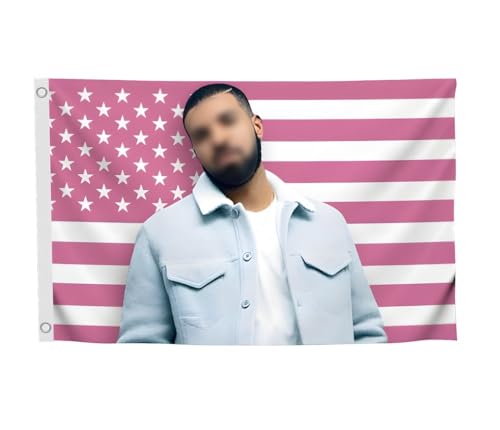 3x5 Feet Rapper Flag with Two Brass Grommets - American Music 2024 Flags - Rapper Flag Polyester Decor For Indoor or Outdoor - Single Sided Tapestry Banner for Garden Yard Party Decor