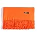 Produktbild Nachahmung Kaschmirschal Herbst und Winter Quaste Lange Damen warme einfarbig veränderbar Schal, orange
