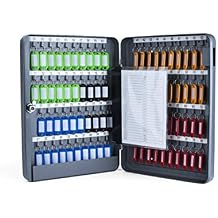 Pavo 8027057 Key Cabinet for 80 Keys - Dark Grey