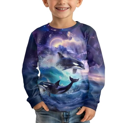 Image of Uourmeti Teens Girls Long Sleeve T Shirts Fall Outfits Boys Active Sportswear Running Tops