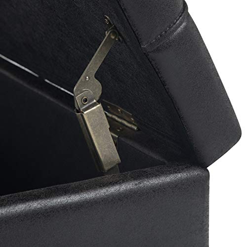 image for SIMPLIHOME Harrison 36 inch Wide Square Coffee Table Lift Top Storage 