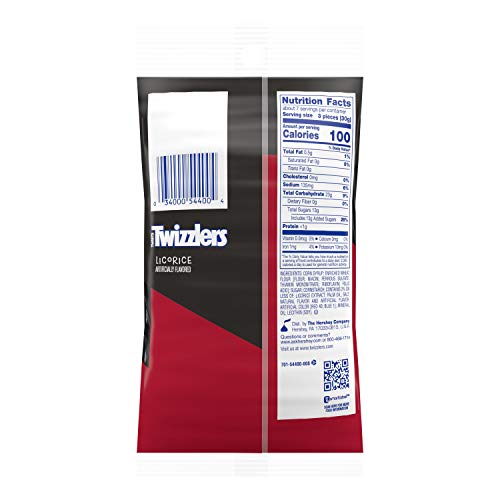 image for TWIZZLERS Twists Licorice Flavored Chewy Candy, Bulk Halloween,Black 7