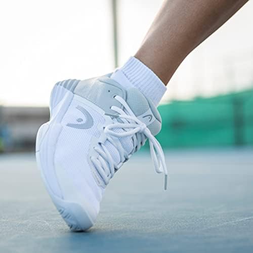 HEAD Women's Tennis Shoe, White Grey, 8 | Image 3
