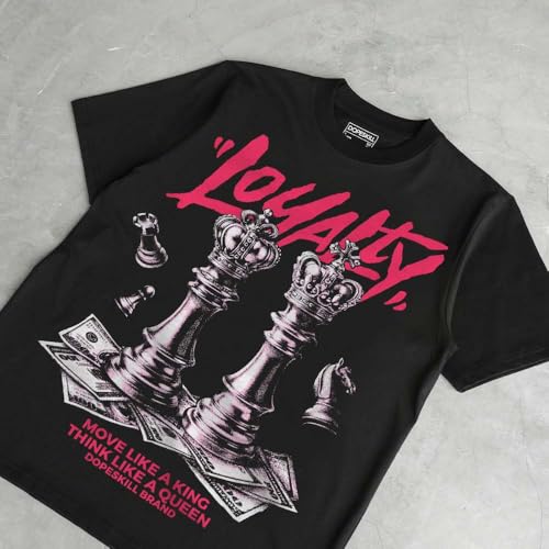 Image of DopeSkill Graphic Tee Streetwear Hip Hop Hypebeast Unisex T-Shirt Sneaker Colour Matching Shirts Rapper Mouth