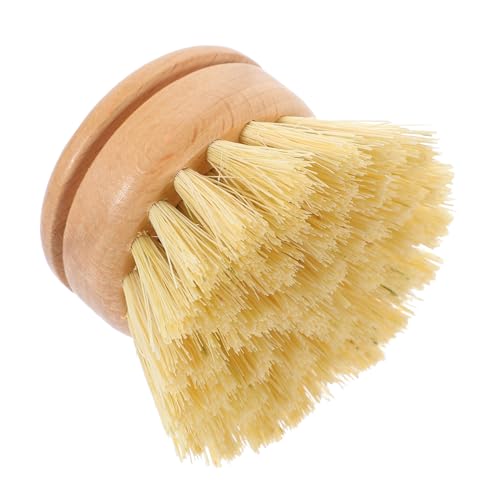 DECHOUS Soft Bristle Cleaning Brush Handle for Kitchen Versatile Dish Brush for Pots Pans Non-Stick Cookware Scrubber for Grease and Stains
