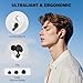 HTC True Wireless Earbuds 2 Bluetooth 5.3 Earphones, in-Ear Headphone ENC Noise Cancellation, 32-Hour Playtime/Built-in Mic/Touch Control -Black