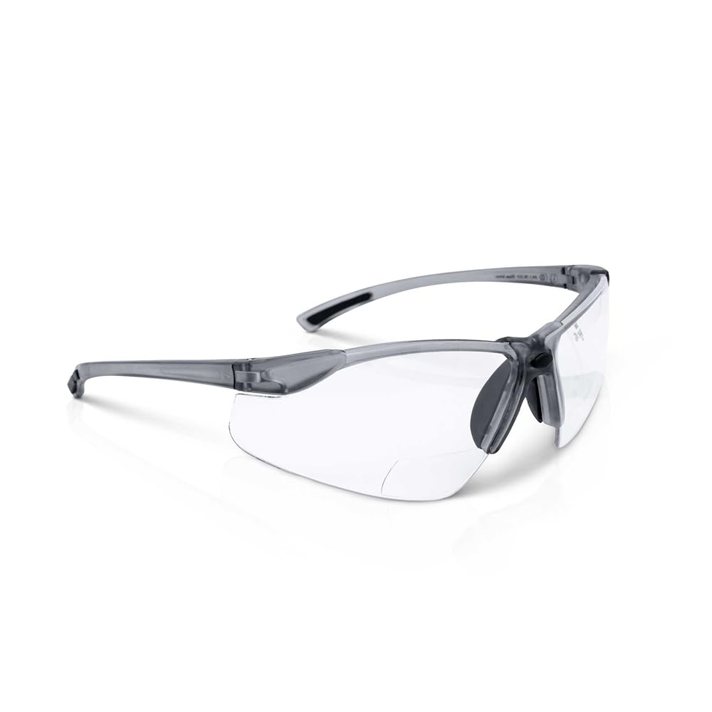 Sellstrom XM340RX Bifokale Schutzbrille Lesegerät – Augenschutzbrille für Damen und Herren – klare Gläser, ANSI Z87.1
