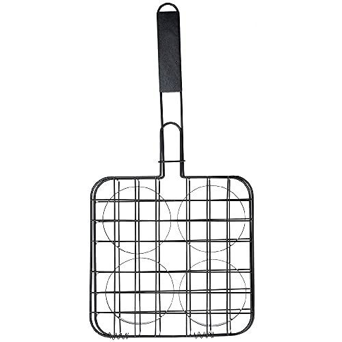 Grelha para Hambúrguer Prana Preto