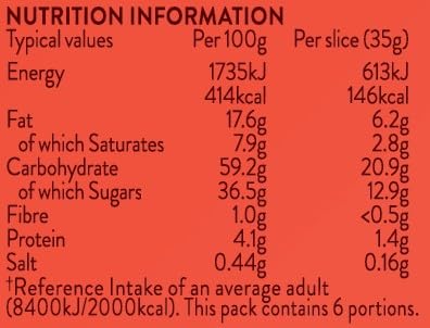 Mr Kipling Bakewell Cake Slices, 6 Treats – Perfect For Snacking On-the-Go