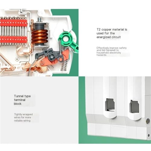 Disjoncteur différentiel LBE5-63A 3P pour protection fuite air triphasé domestique - 3