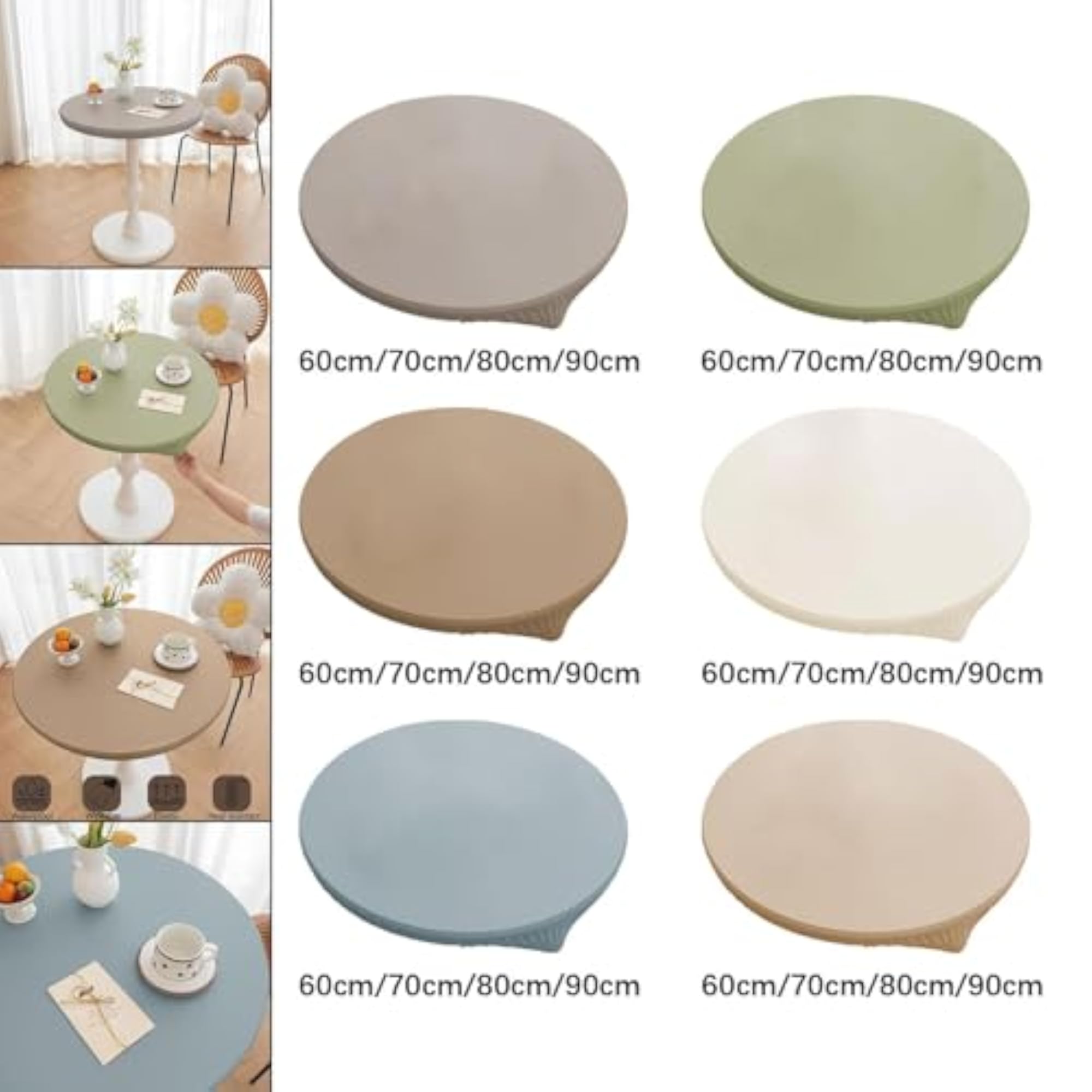 Stretchable Oil-Resistant Table Cover for Picnic and Patio