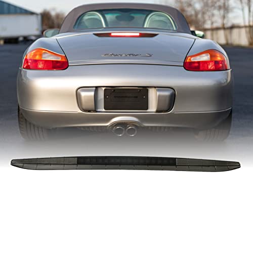 USR 97-04 986 All Models 3rd Brake Lamp - Smoke Rear LED Third Brake Tail Stop Light with Polarity Adapater Included - Compatible with 1997-2004 Porsche 986 Boxster Roadster (Smoked Lens, Plug N Play) by USR UNIQUE STYLE RACING - Used condition - US$68.66