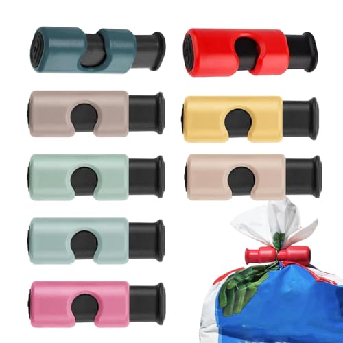 Lot de 8 clips de fermeture pour sac à - Pinces pour sac alimentaire - Pinces pour sacs alimentaires et sacs à goûter - Pinces pour sacs de cuisine