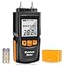 Produktbild RUZIZAO Feuchtigkeitsmessgerät Holz Feuchtigkeitsmesser Brennholz für Wände Humidity Meter Feuchtigkeitsdetektor für Brennholz Holz Baustoffe Zementmörtel KalkmörtelGroßes Display 8 Modi