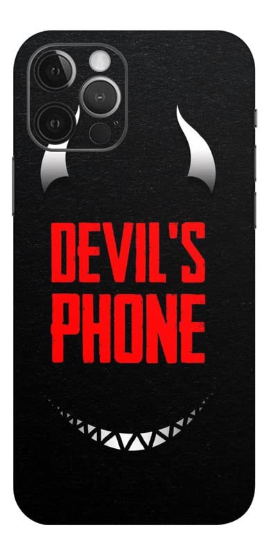 Image of Mobile Skin Sticker Compatible with Apple iPhone 12 Pro Skin Not Back Cover, Camera & Back Protector Mobile Skin Wrap; iPhone 12 PRO-KE-123