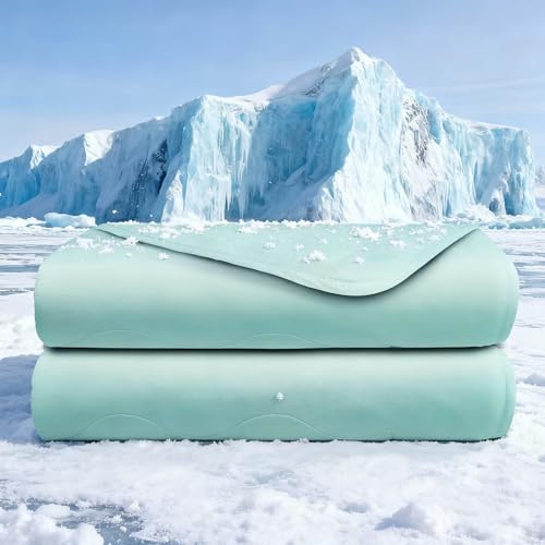 Cooling Comforter Queen 90×90 Lightweight Breathable Green