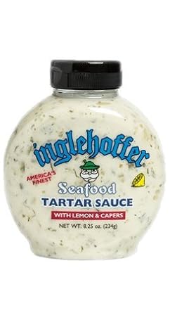 Inglehoffer Seafood Tartar Sauce, 8.25 Ounce Pack of 6