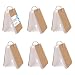 Koogel Index Cards,300 Pieces 2.2 x 3.5 Inches Flash Cards White Study Cards Note Cards Kraft Paper Cards Study Supplies with Binder Ring (50 Sheets per Set)
