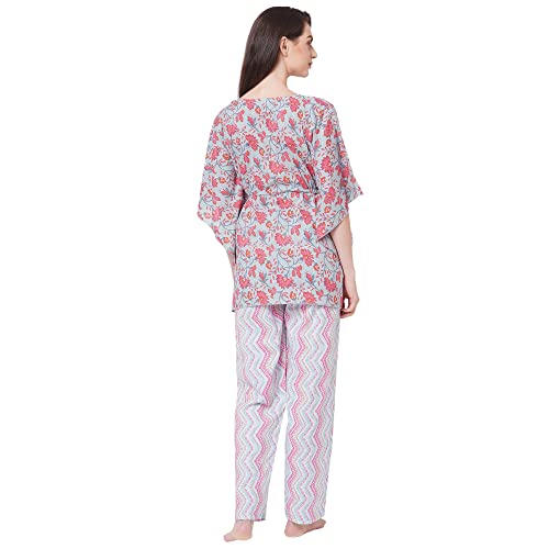 Image of Sweet Dreams Women's Cotton Printed Night Suit Set