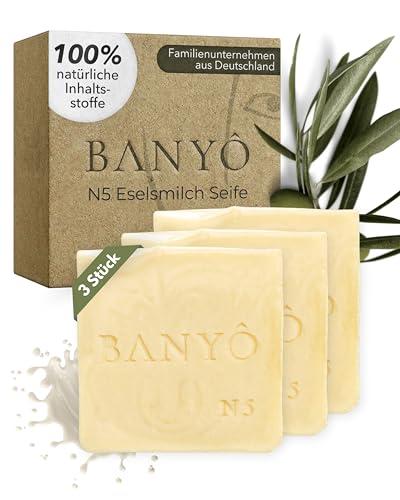 Savon naturel au lait d'ânesse soulageant les peaux sèches et les cuirs chevelus