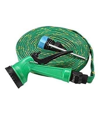 Alphabet Plastic 10m Water Spray Jet Gun Hose Pipe for Garden/Car/Bike/Pet Wash