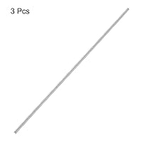 Vista 95 de uxcell Varilla redonda sólida de acero inoxidable 304 de 0.197 in x 5.906 in para manualidades de bricolaje - 10 piezas