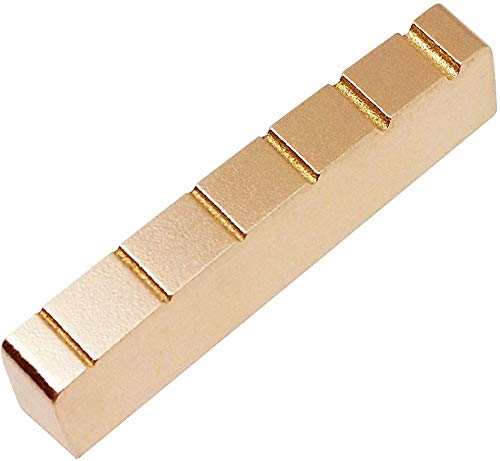 43mm Guitar Brass Nut Bottom Nut Replacement Part for 6 String Electric Guitar