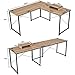 Reversible Corner Study Workstation And Writing Desk With Monitor Stand - View #7