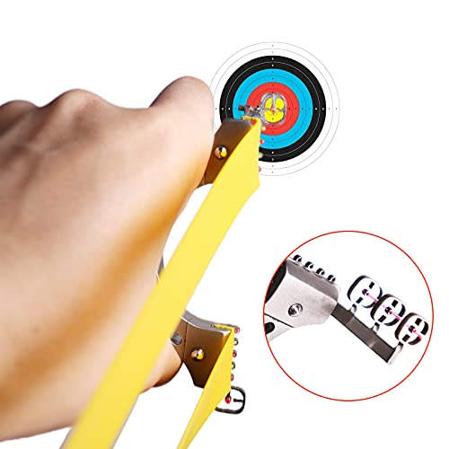 Creeya Slingshot For Hunting, Professional Slingshots With 1.2Mm Extra Thick Flat Bands,High Velocity Catapult For Adults Beginner Youth #TOP5