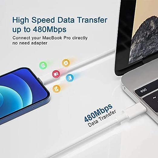 Image of XIAWAO Original 33W Charging Rapidly Adapter with USB Type C Charging|Data Cable|Compatible with Poco F3, Poco F2 Pro Smartphone-(Adapter & Cable), White