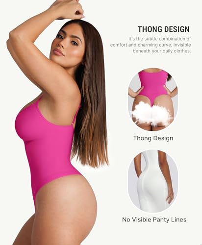 Image of FeelinGirl Shapewear Bodysuit for Women Tummy Control Body Shaper Going Out
