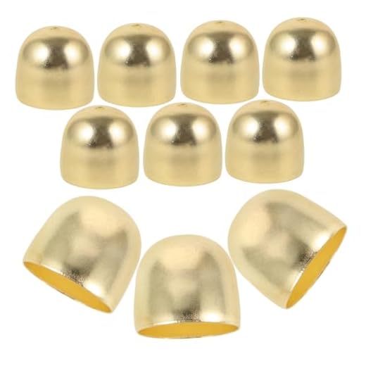 Christmas Iron Wind Chime Bells Small Xmas Bell Hanging Ornaments for DIY Crafts Decorative Christmas Tree Party Hanging Decor 10 Pieces