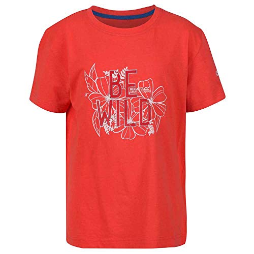 Regatta Kids' Bosley III T-Shirt, Orange, Age 11-12