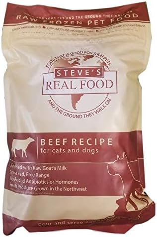 Steve's Real Food, Dog Beef, 80 Ounce